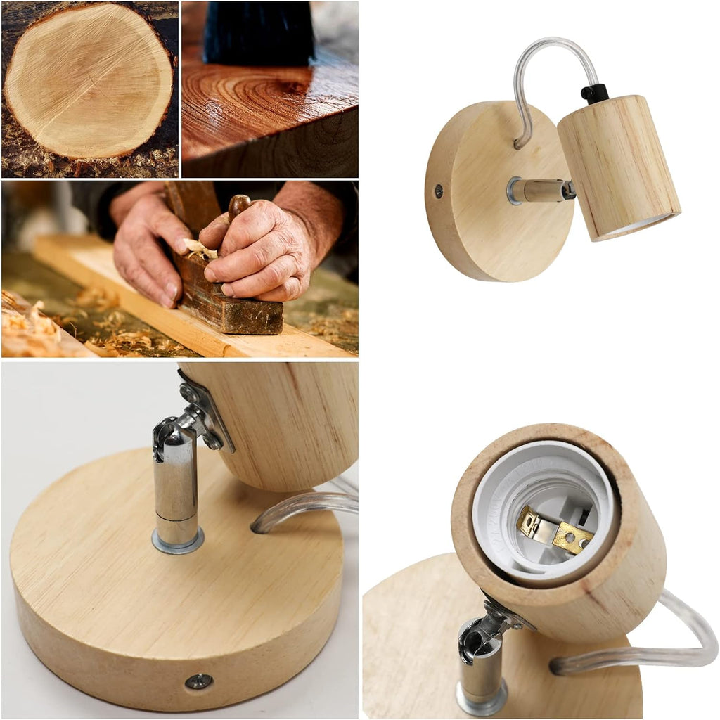 Wall Light - Wood Frame