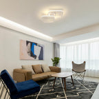 Ceiling Light - White Aluminium Frame, Natural Light