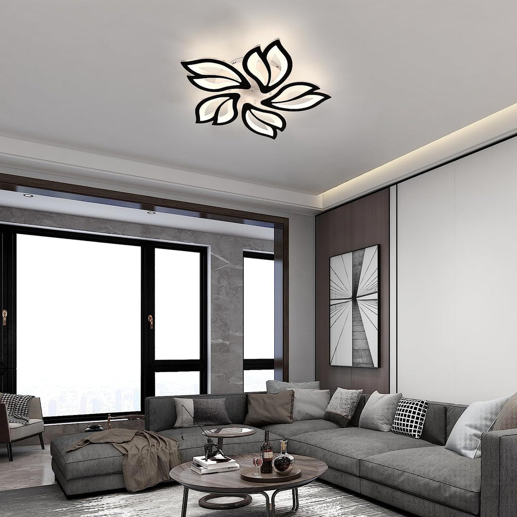 Ceiling Light - White Acrylic Frame, Tunable and Dimmable