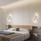 Wall Light - Silver Aluminium Frame, Natural Light