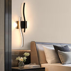 Wall Light - Black Aluminium Frame, Warm Light