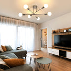 Ceiling Light - Chrome Metal Frame