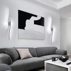 Wall Light - White Aluminium Frame, White Light