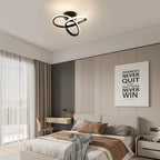 Ceiling Light - Black Aluminium Frame, Natural Light
