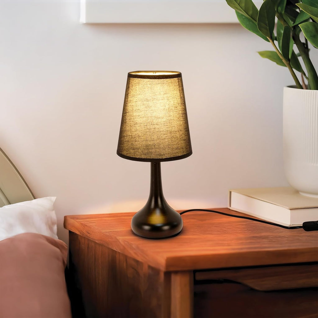 Table Lamps - Black Metal Frame