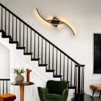 Wall Light - Black Aluminium Frame, Warm Light