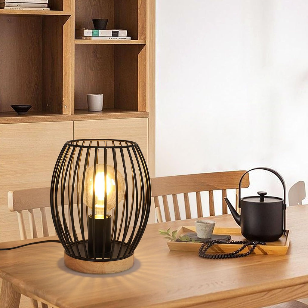 Table Lamps - Black Metal Frame