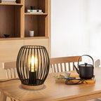 Table Lamps - Black Metal Frame