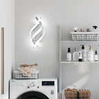 Wall Light - Silver Aluminium Frame, White Light