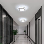 Ceiling Light - White Aluminium Frame, White Light
