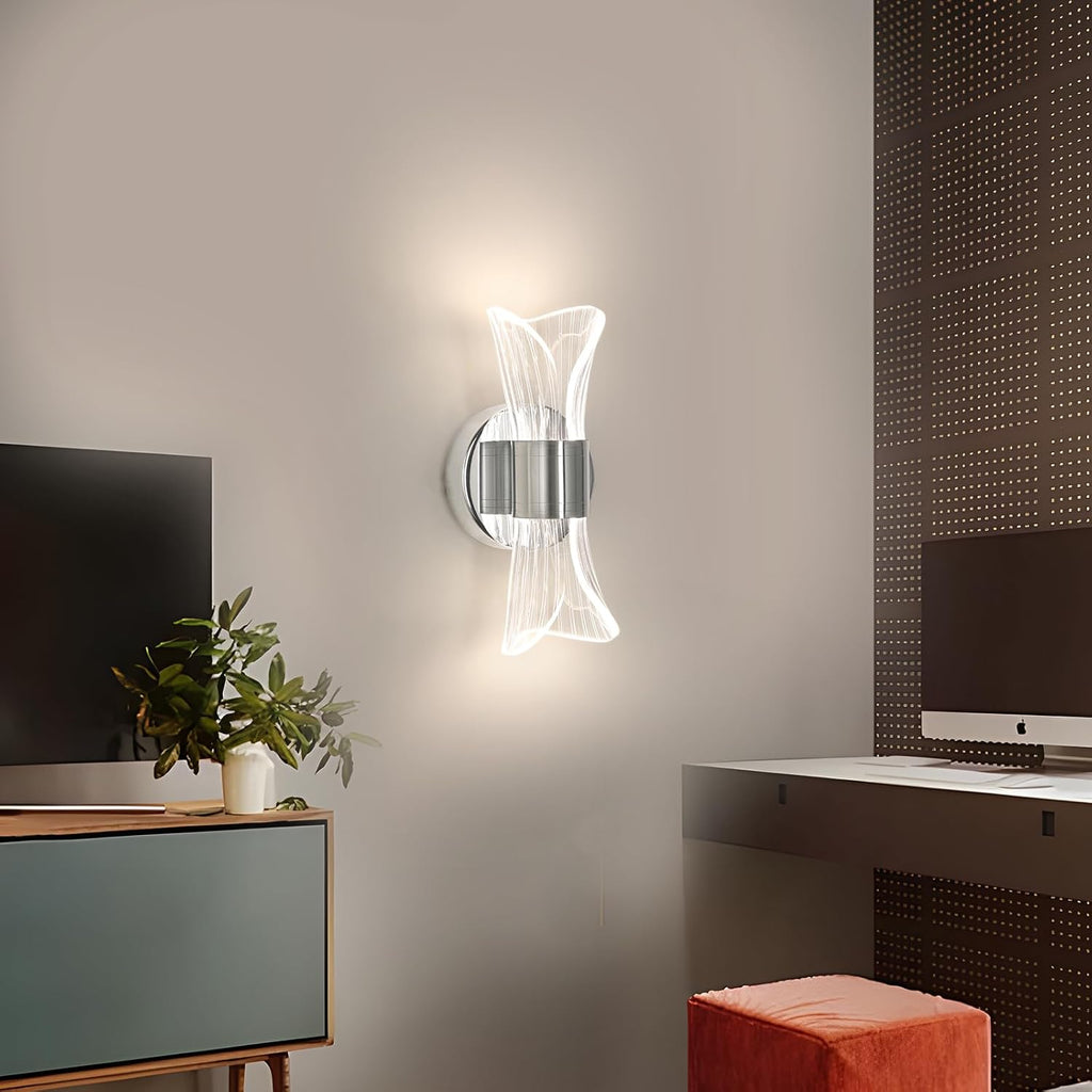 Wall Light - Chrome Acrylic Frame, Tunable