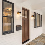 Wall Light - Black Wood Frame