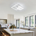 Ceiling Light - White Acrylic Frame, Tunable and Dimmable