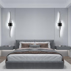 Wall Light - Black Aluminium Frame, White Light