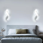 Wall Light - White Aluminium Frame, White Light