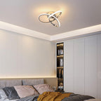 Deckenleuchte - Chrom-Aluminium-Rahmen, Warmlicht