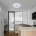 Ceiling Light - White Acrylic Frame, White Light