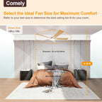 Ceiling Light - White Wood Frame, Tunable and Dimmable