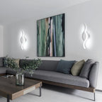 Wall Light - White Aluminium Frame, White Light
