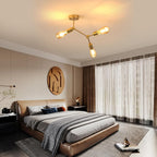 Ceiling Light - Gold Metal Frame