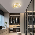 Ceiling Light - Gold Acrylic Frame, Natural Light