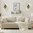 Wall Light - Black Aluminium Frame, Natural Light