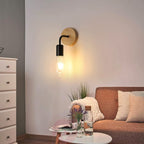 Wall Light - Black Metal Frame