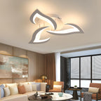 Ceiling Light - White Acrylic Frame, Warm Light
