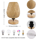 Table Lamps - Wood Frame
