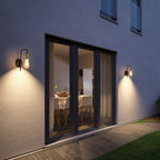 Wall Light - Black & Gold Metal Frame