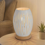 Table Lamps - White Metal Frame