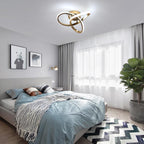Ceiling Light - Gold Aluminium Frame, White Light