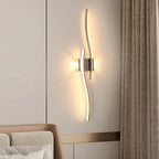 Wall Light - Chrome Aluminium Frame, Warm Light