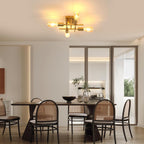 Ceiling Light - Gold Metal Frame