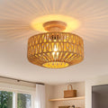 Ceiling Light - Wood Frame