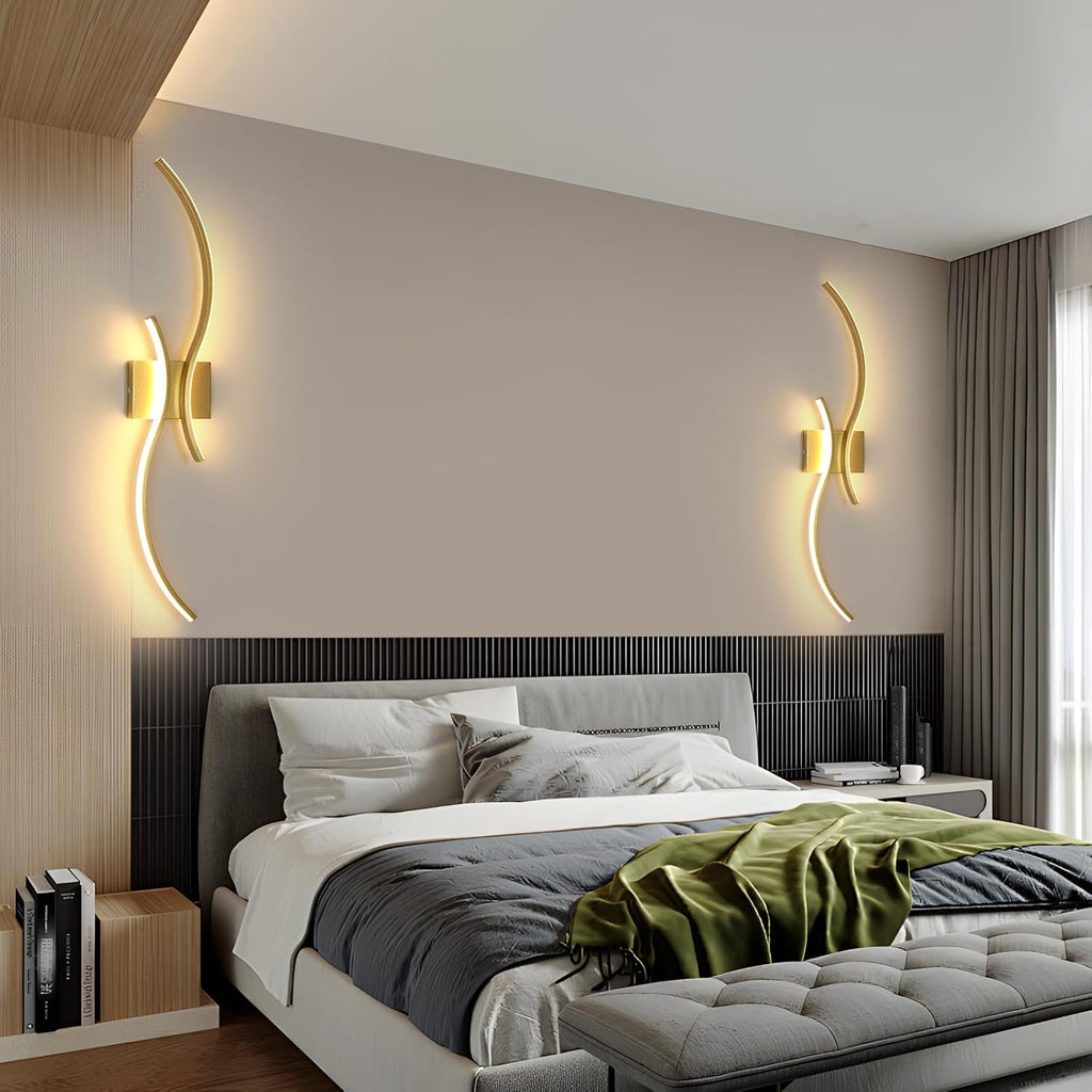 Wall Light - White Aluminium Frame, Warm Light
