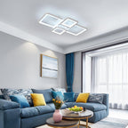 Ceiling Light - White Acrylic Frame, Tunable and Dimmable