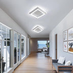Ceiling Light - White Acrylic Frame, Tunable and Dimmable