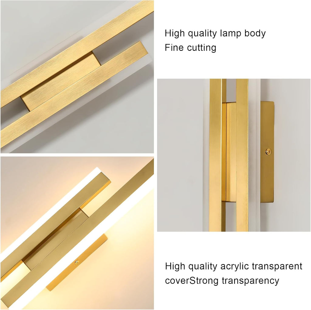 Wall Light - Gold Acrylic Frame, Tunable