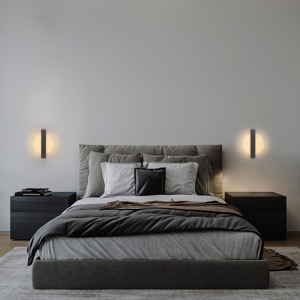 Lampada da parete - Cornice in acrilico nero, sintonizzabile