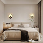 Wall Light - Black Aluminium Frame, Warm Light