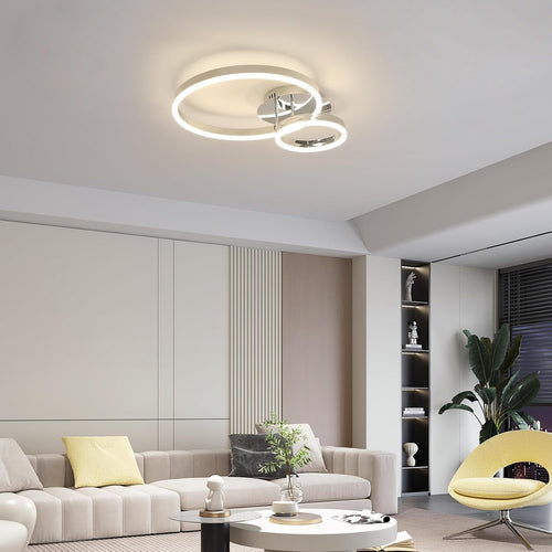 Ceiling Light - Chrome Acrylic Frame, Natural Light