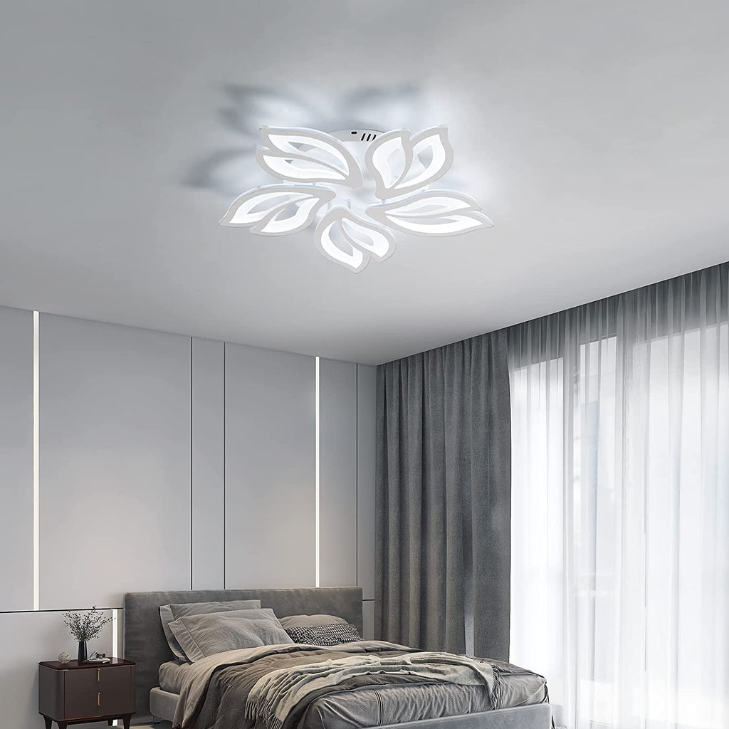 Ceiling Light - White Acrylic Frame, White Light