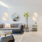 Wall Light - White Aluminium Frame, Warm Light