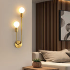 Wall Light - Gold Metal Frame