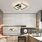 Ceiling Light - White Acrylic Frame, White Light