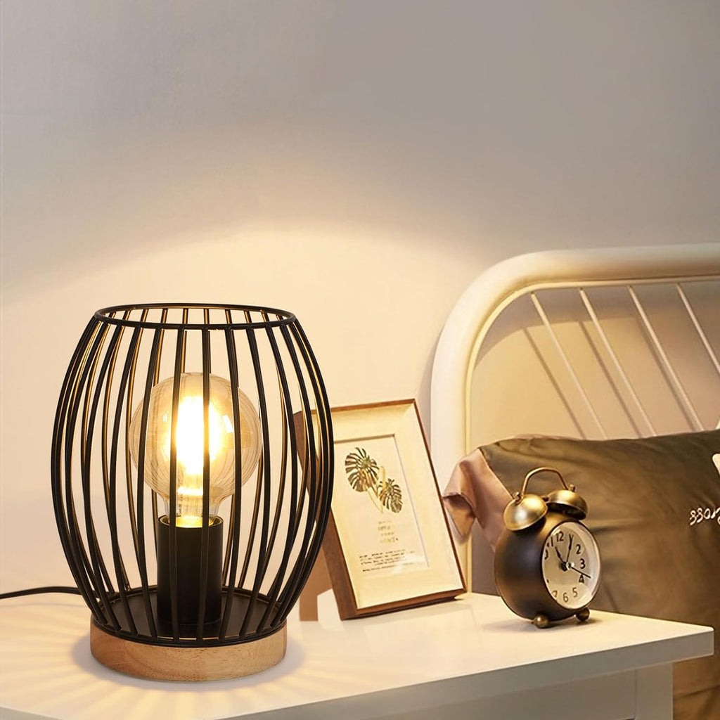 Table Lamps - Black Metal Frame