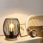 Table Lamps - Black Metal Frame