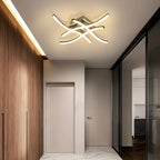 Ceiling Light - Black Aluminium Frame, Warm Light