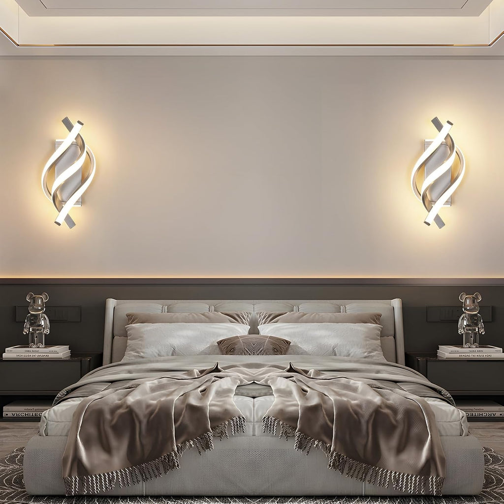 Wall Light - White Aluminium Frame, Natural Light